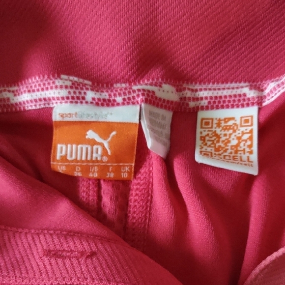 Puma Pink Sleeveless Polo Top Women's Size Small - Picture 5 of 6